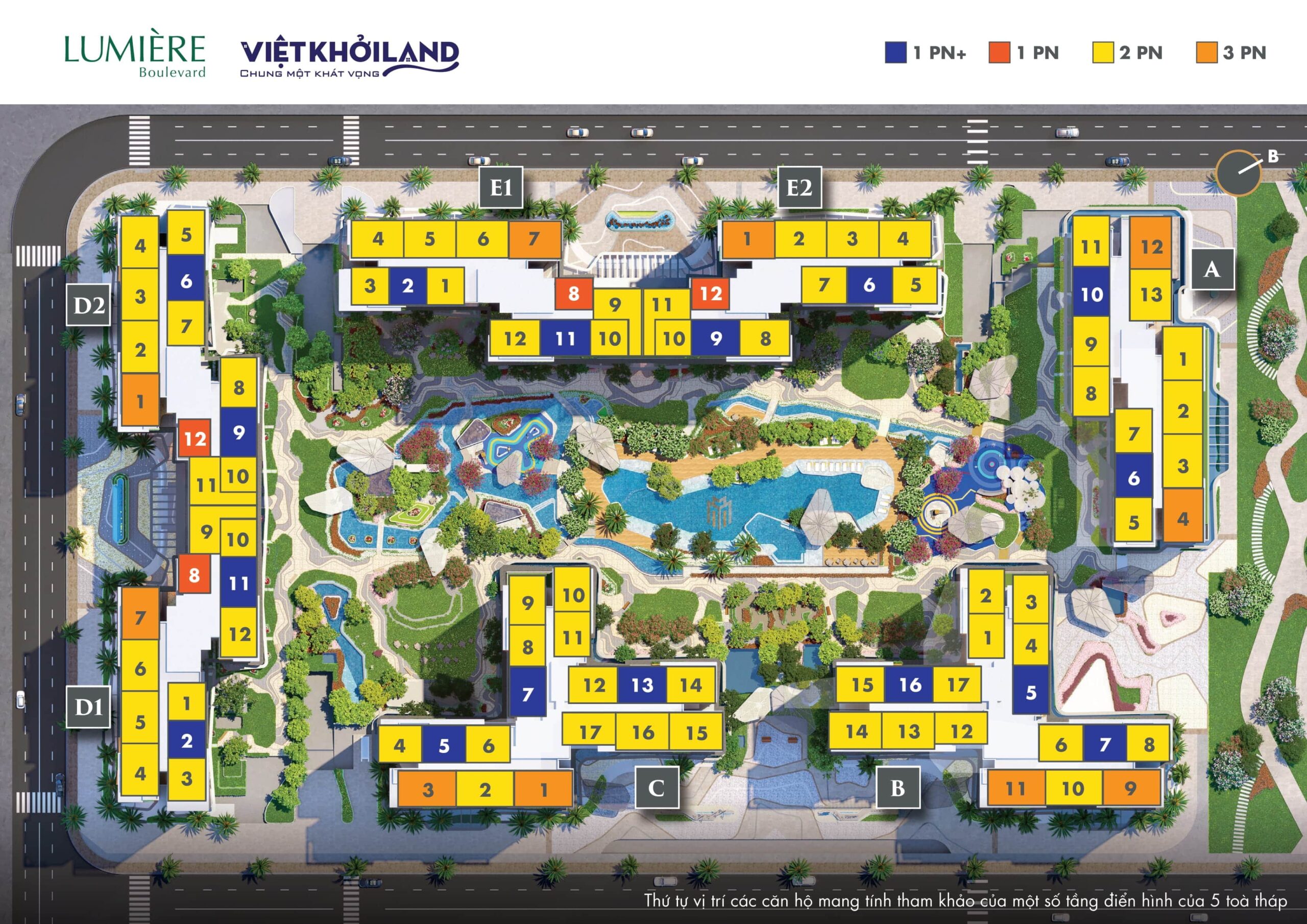 Mặt Bằng Tổng LUMIERE BOULEVARD 2 Min