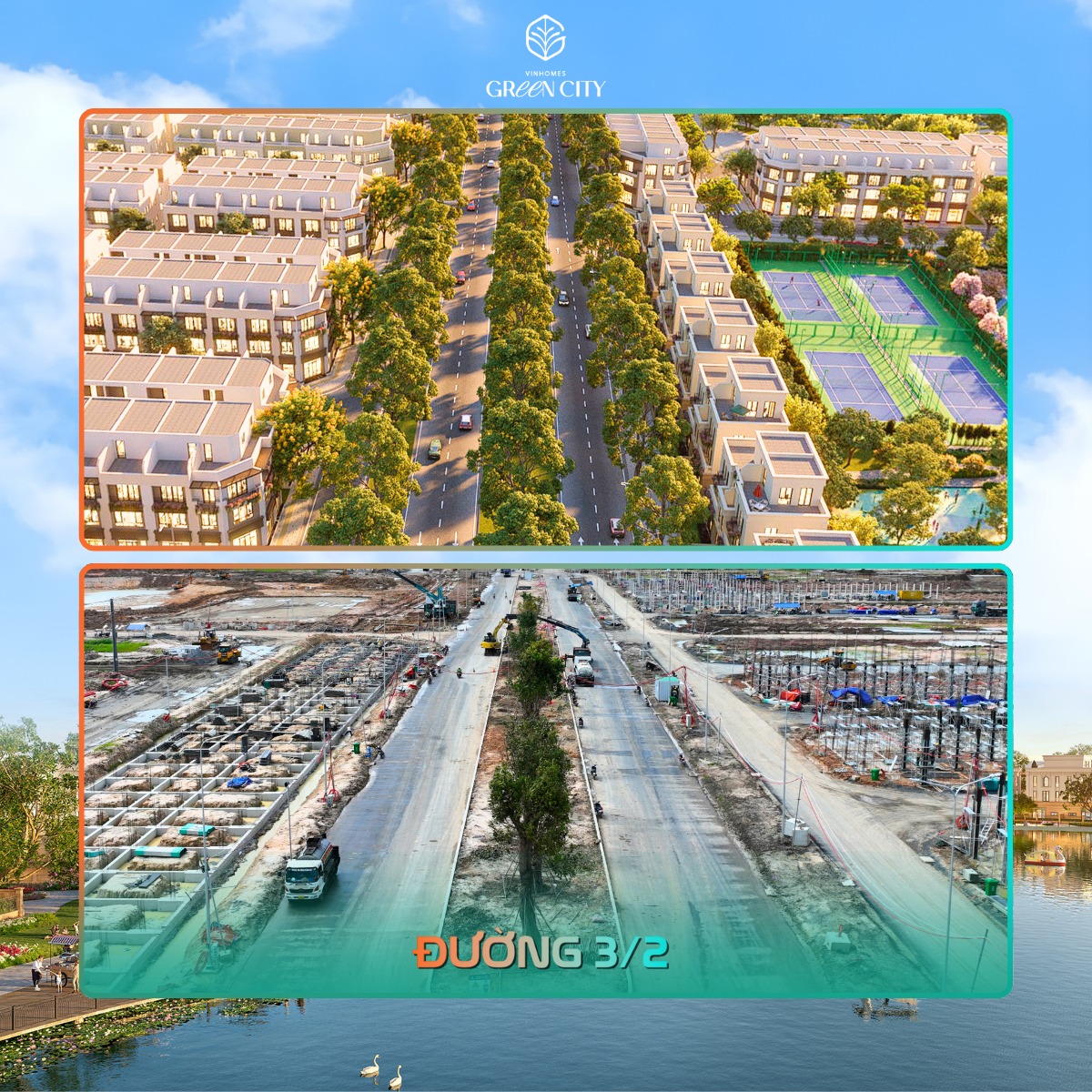 Tiến độ Nhà Phố Vinhomes Green City
